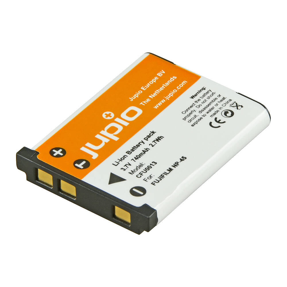 2PK Jupio Li-Ion 3.7V 740mAh Battery For Fuji NP-45 Camera