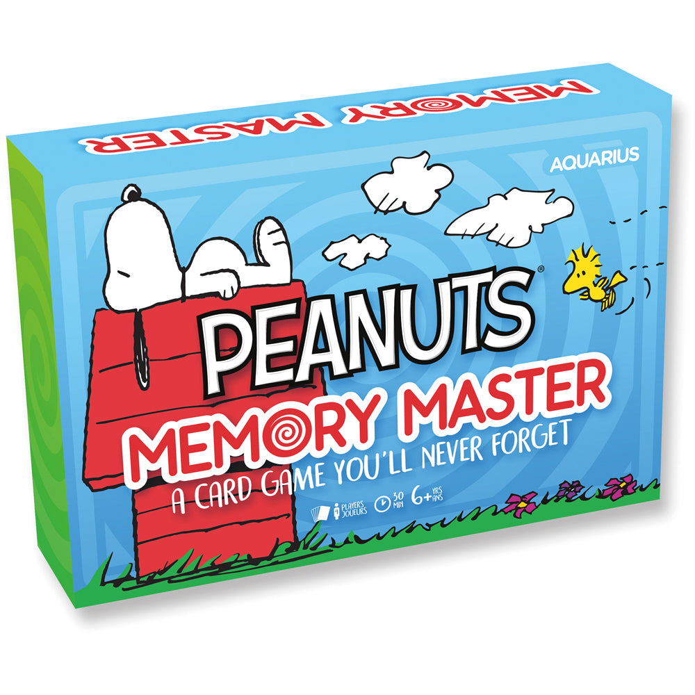 Aquarius Memory Master Card Game Peanuts Edition 6y+