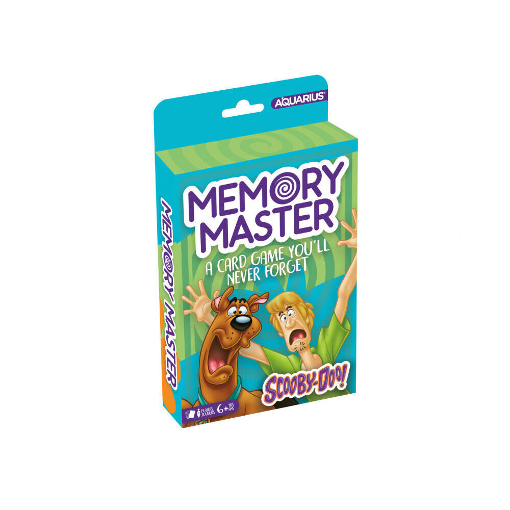 2PK Aquarius Scooby Doo! Memory Master Card Game 17x12cm 6y+