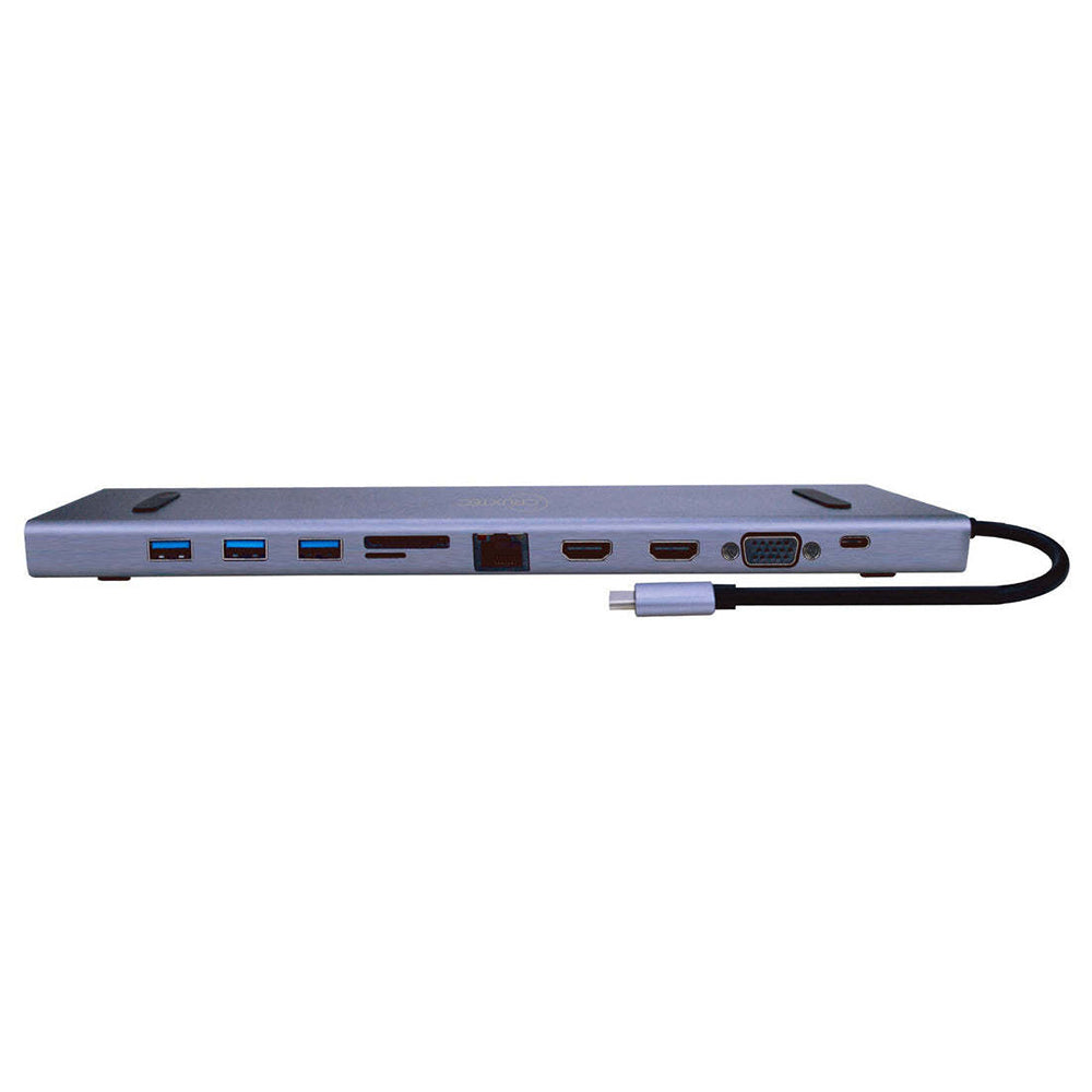 Cruxtec CH02-SG 11 in 1 USB-C Multifunction Docking Station with 100W PD