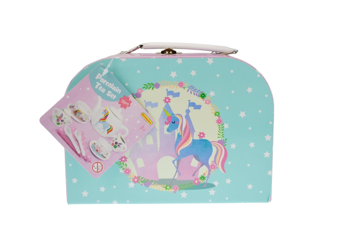Kaper Kidz Unicorn Porcelain Tea Set 13Pcs