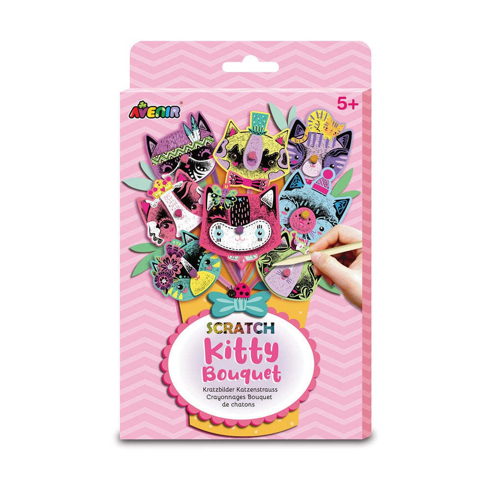 2PK Avenir Scratch Kitty Bouquet Kids/Toddler Activity 5y+