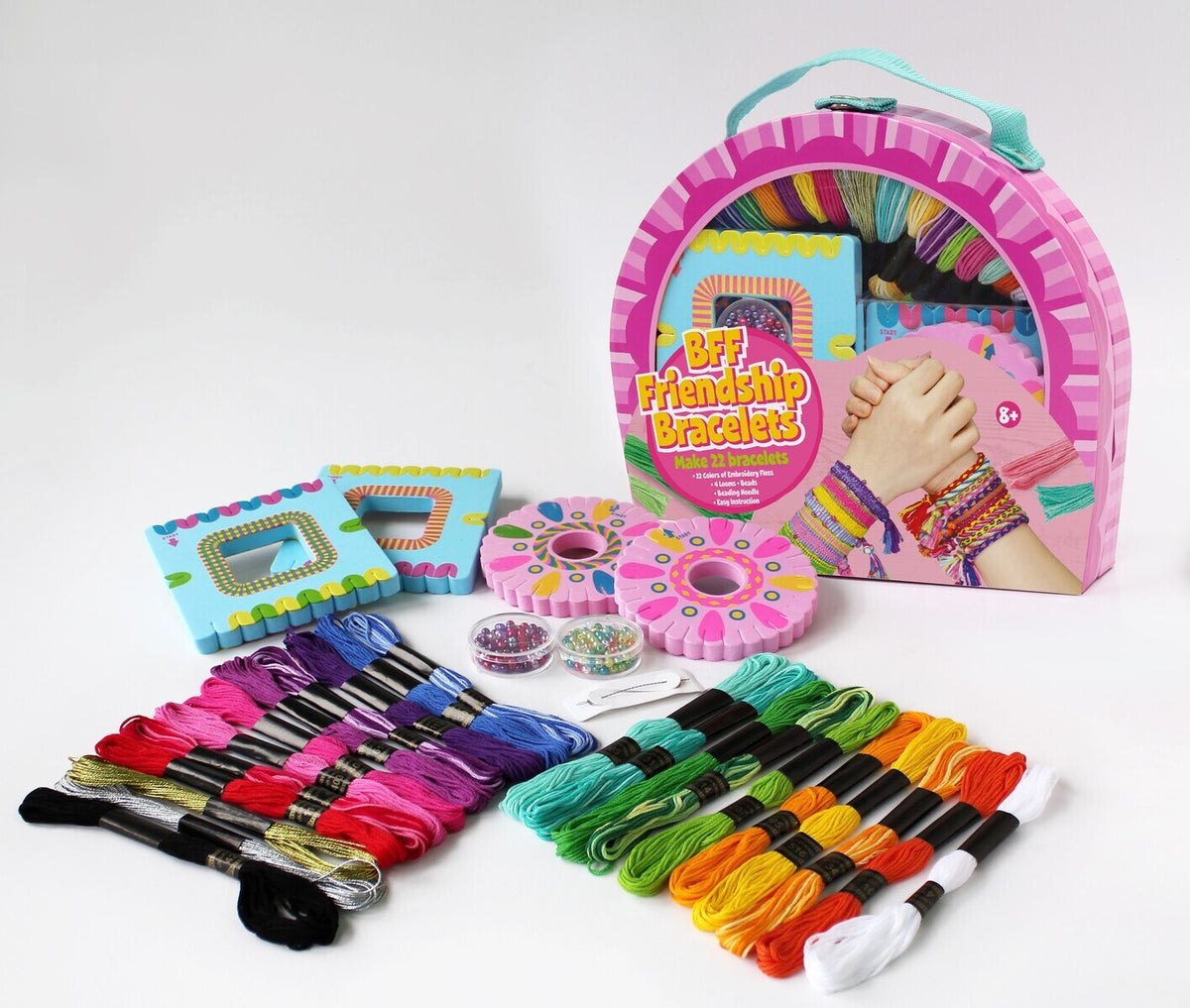 Kaper Kidz Friends 4 Ever Bracelet Making Kit Pink