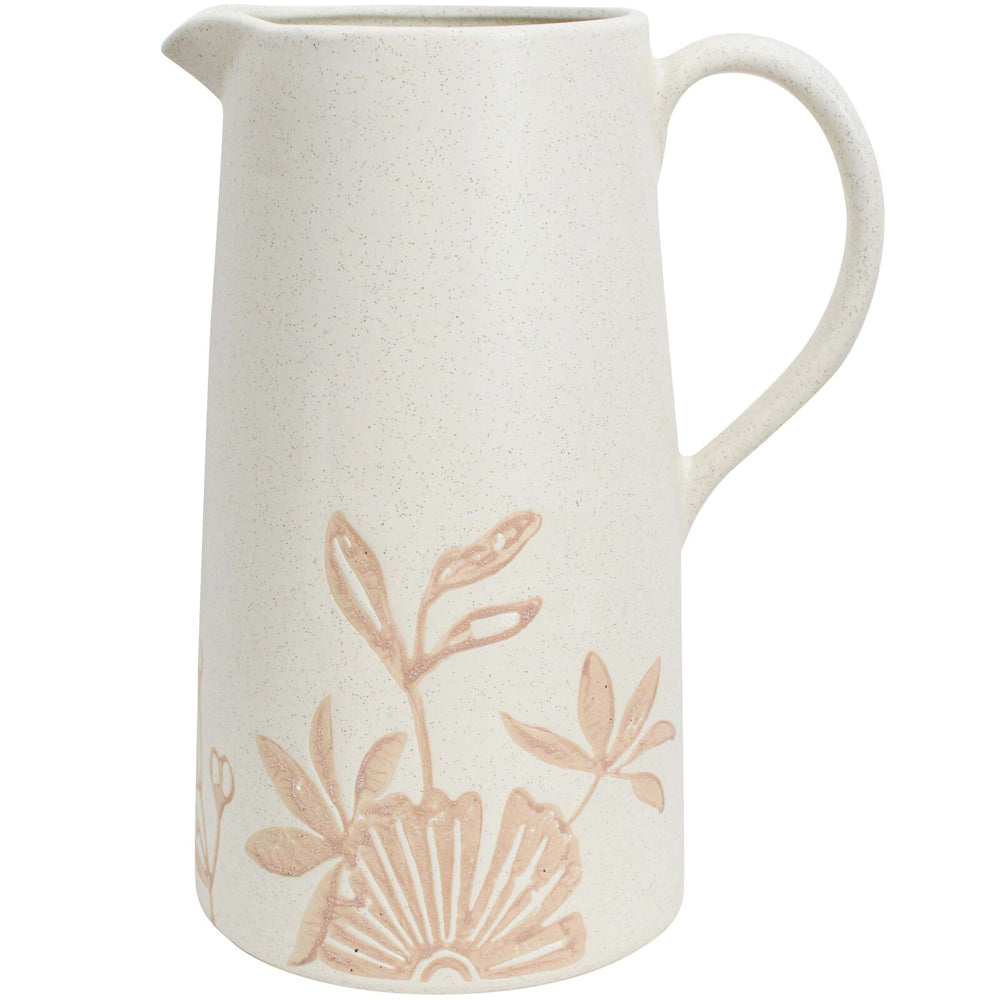 LVD Ceramic Summer Garden Water Jug/Pitcher XL 23x30cm