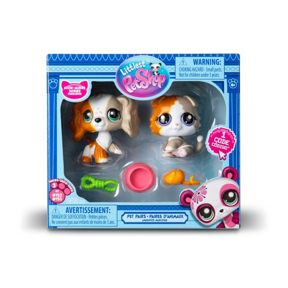 6PK 2pc Basic Fun Littlest Pet Shop Pairs Series 3 Assortment 4y+