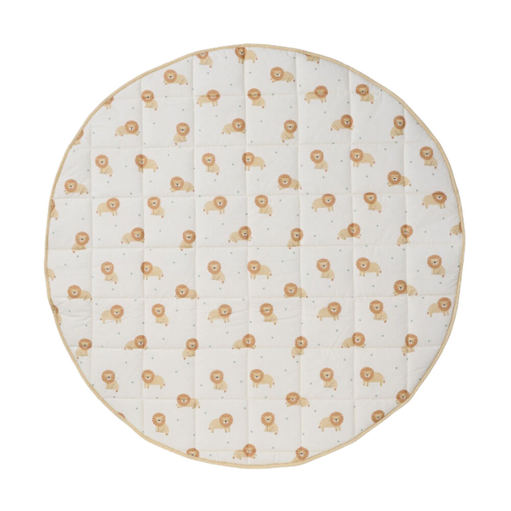 Linen House Kids Cat Nap Play Mat Quilted Soft Padded Nursery Baby Floor-Mat