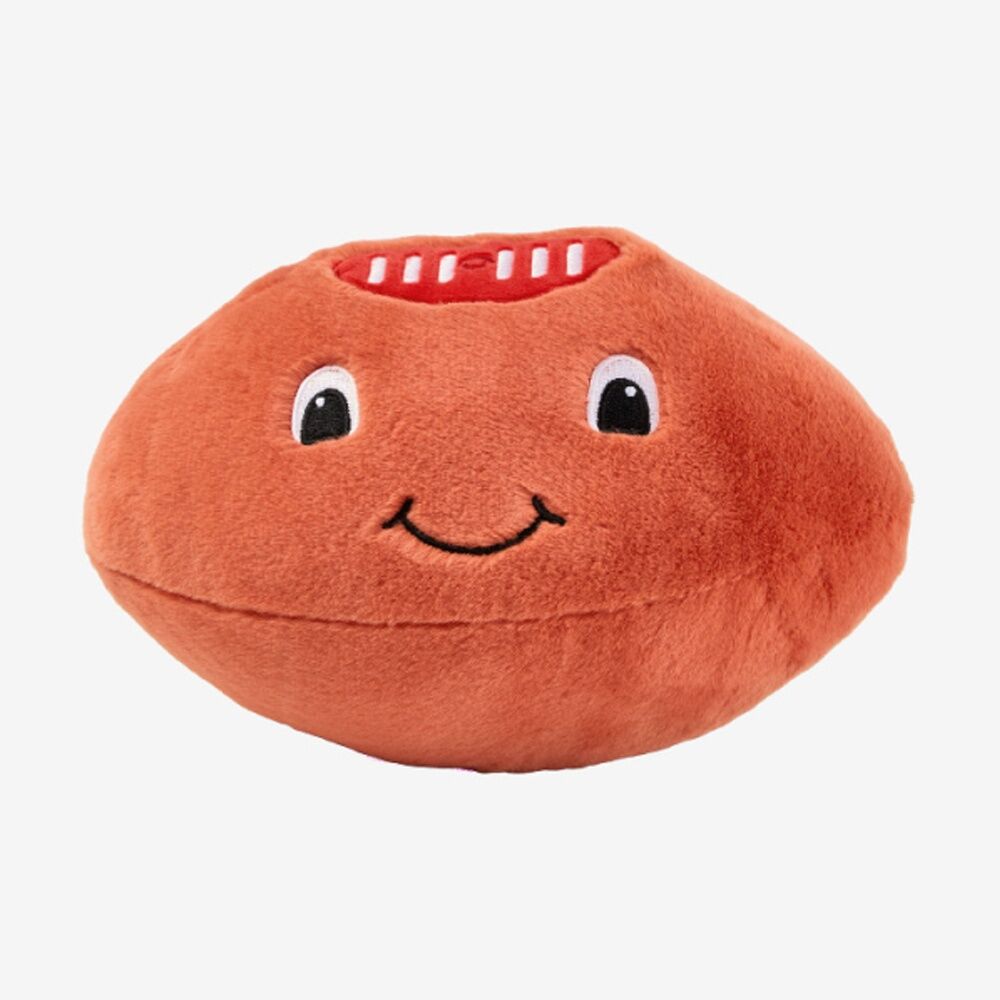 Linen House Kids Frankie Footy Children's Novelty Ball Cushion Red 40cm