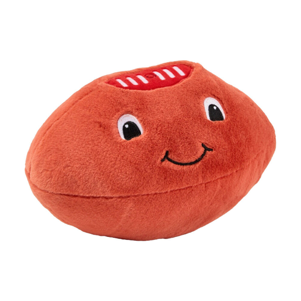 Linen House Kids Frankie Footy Children's Novelty Ball Cushion Red 40cm