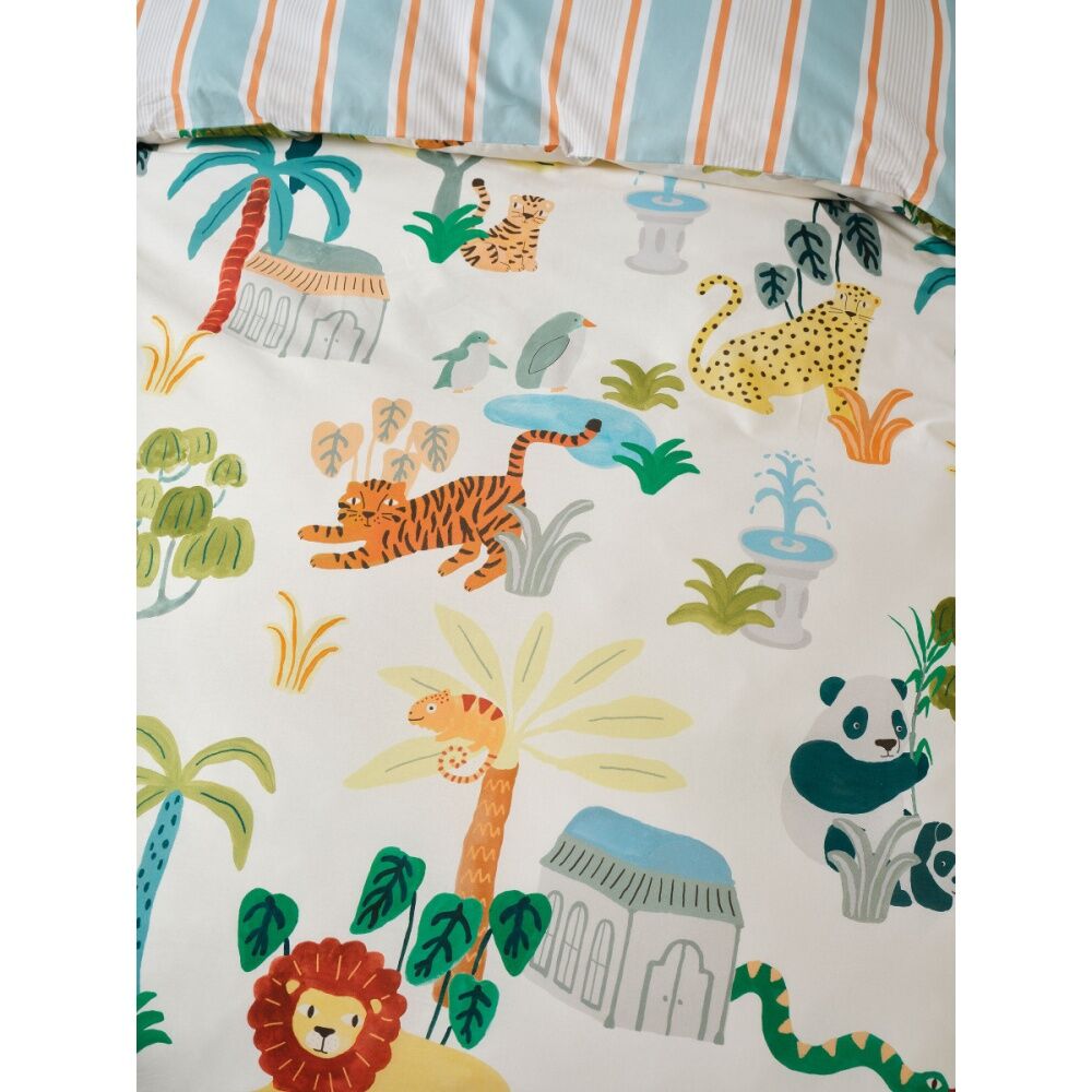 Linen House Kids Creatures Great & Small Quilt Cover Pillowcase Set