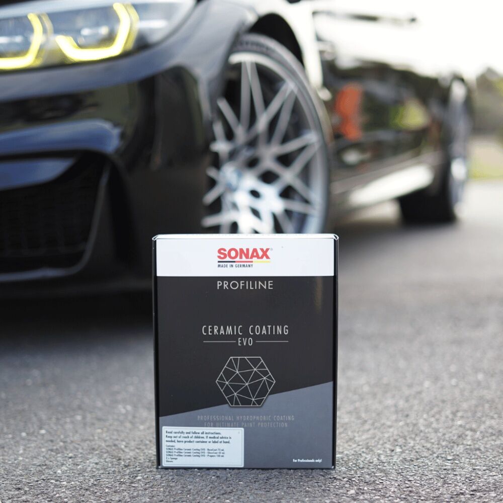 Sonax Profiline Ceramic Coating CC Evo Kit With Long-Lasting Hydrophobic Gloss