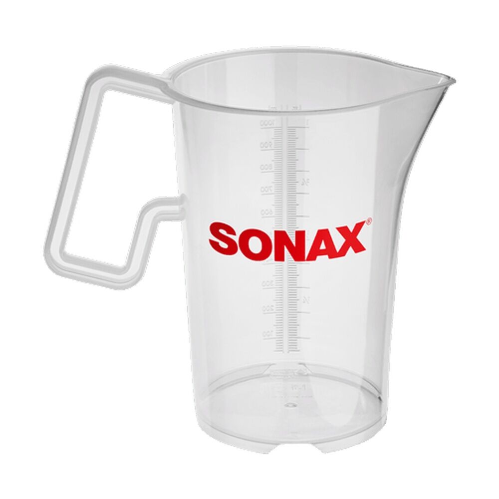 Sonax Plastic Measuring Cup 1L For Accurate Pouring With Ergonomic Handle