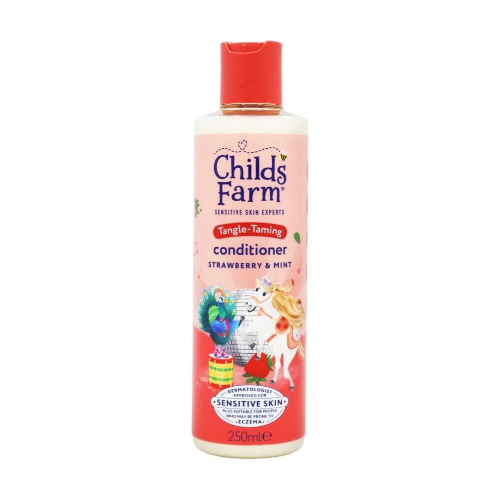 6PK Childs Farm Conditioner Sensitive Skin Strawberry Mint 250ml