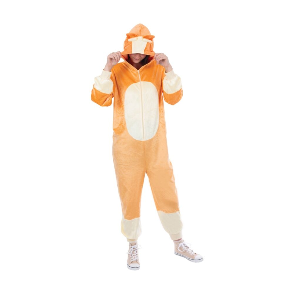 Rubies Bluey Bingo Onesie Costume Adult Unisex Pajama Outfit Sleepwear