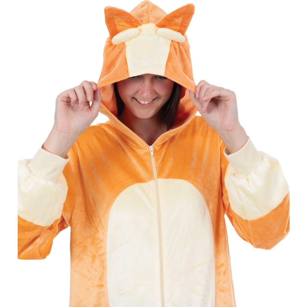 Rubies Bluey Bingo Onesie Costume Adult Unisex Pajama Outfit Sleepwear