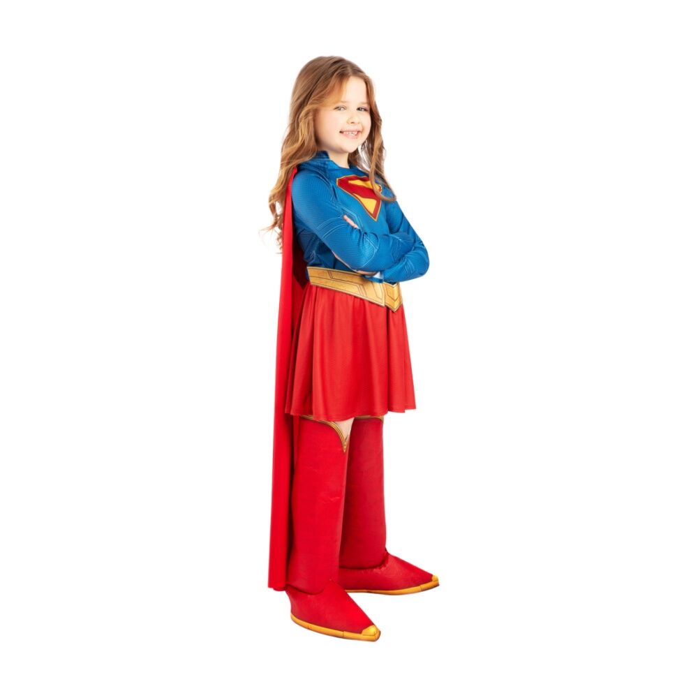 Rubies Supergirl Deluxe Costume 2026 Movie Child Female Dress Up Party