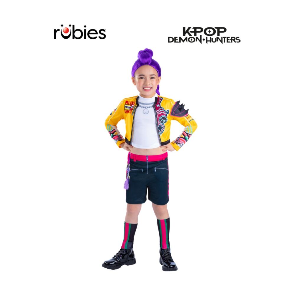 Rubies K-Pop Demon Hunters Rumi Core Costume Child Dress Up Outfit