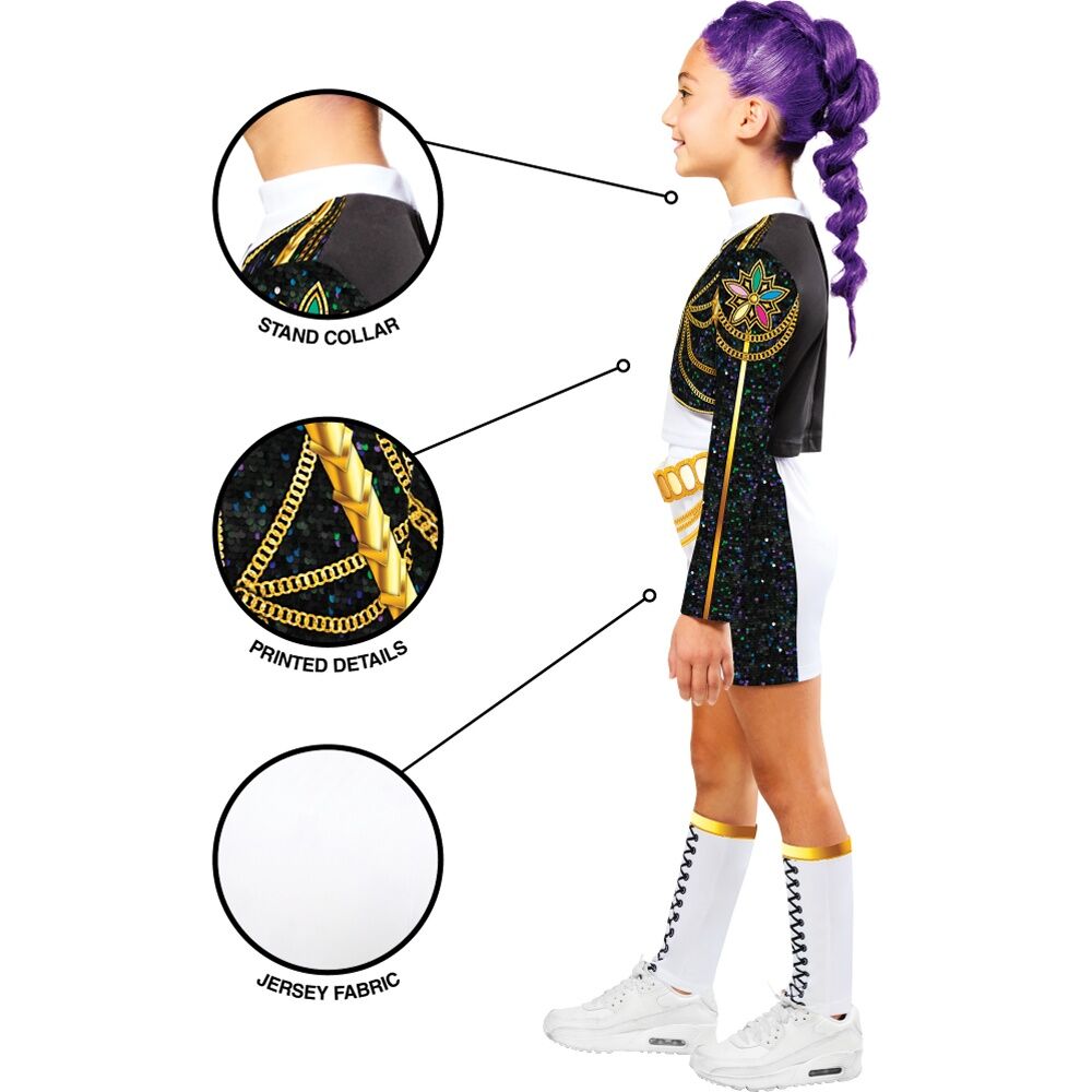 Rubies K-Pop Demon Hunters Rumi Gold Hybrid Costume Child Dress Up