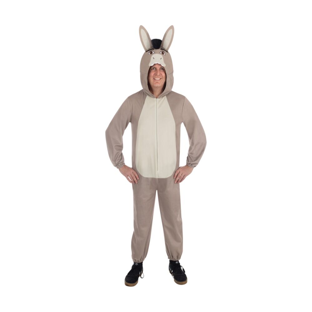 Rubies Shrek Donkey Onesie Costume Adult Male Outfit Party Wear