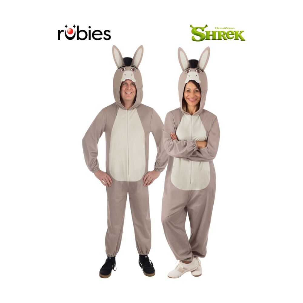 Rubies Shrek Donkey Onesie Costume Adult Male Outfit Party Wear