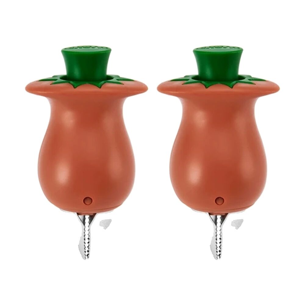 2PK Chef'n Hullster Tomato Corer Red Stainless Steel Serrated Blades