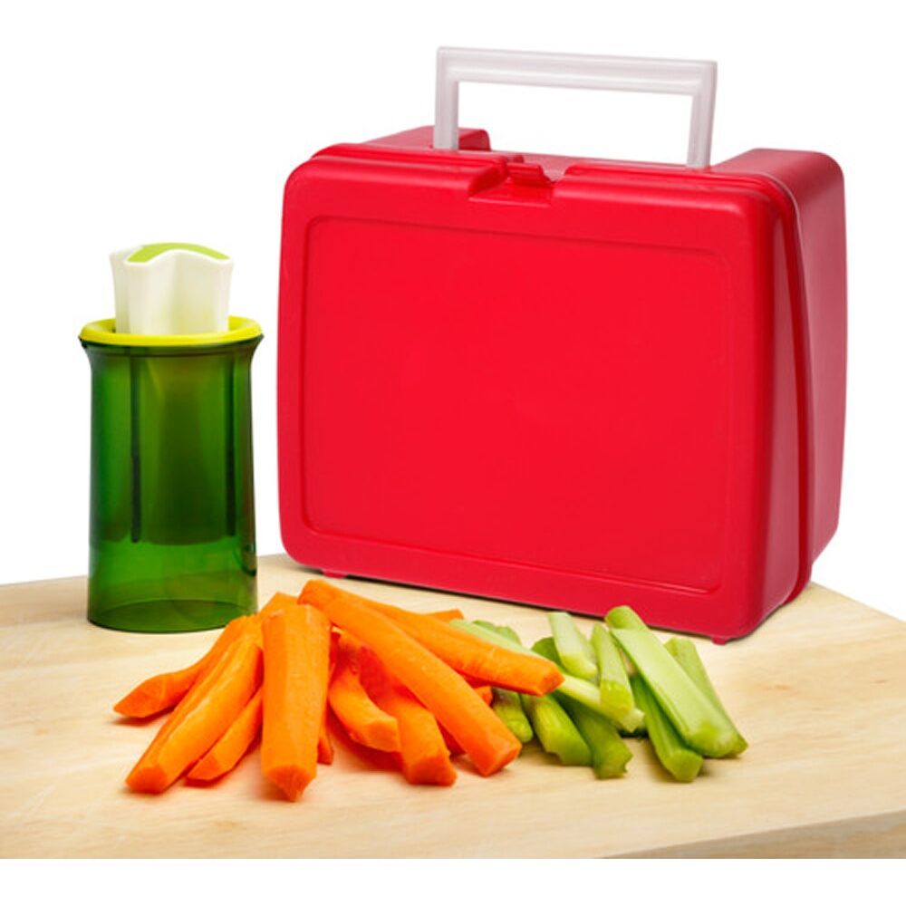 2PK Chef'n QuickStick Snack Slicer Green For Fast Veggie Sticks