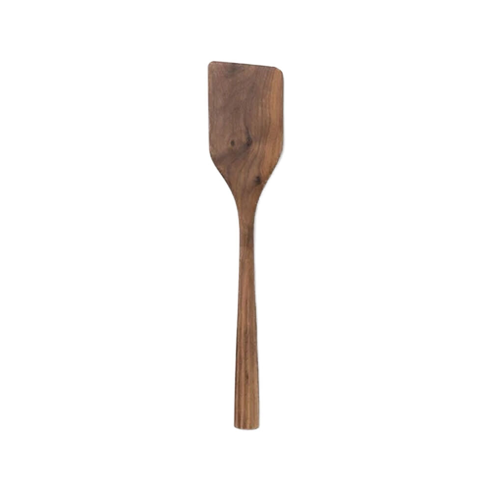 2PK Chef'n Wood Scraper Solid Oiled Walnut Heat Resistant Brown Kitchen Tool