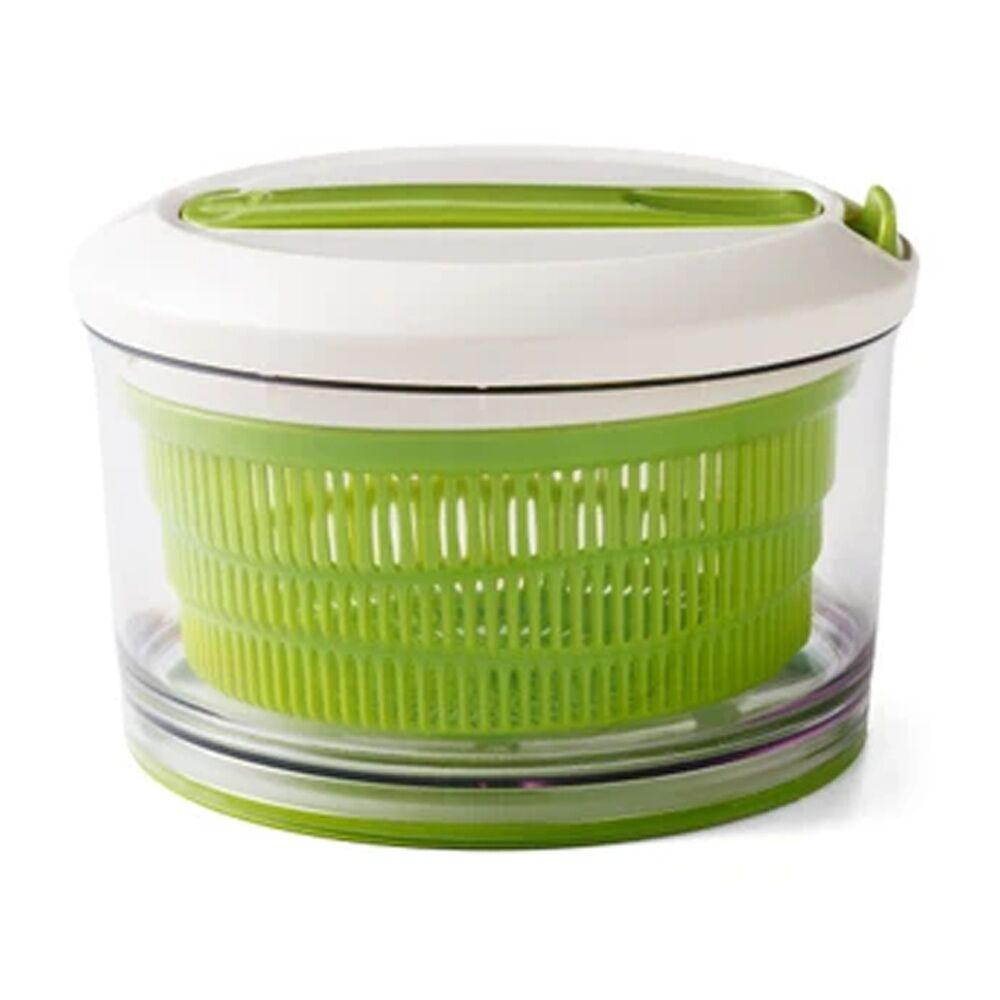 Chef'n SpinCycle Salad Spinner Easy-Push Lever Green Kitchen Tool