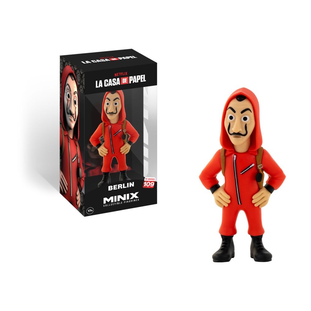 Minix Money Heist Berlin With Mask Collectible Figurine TV Character