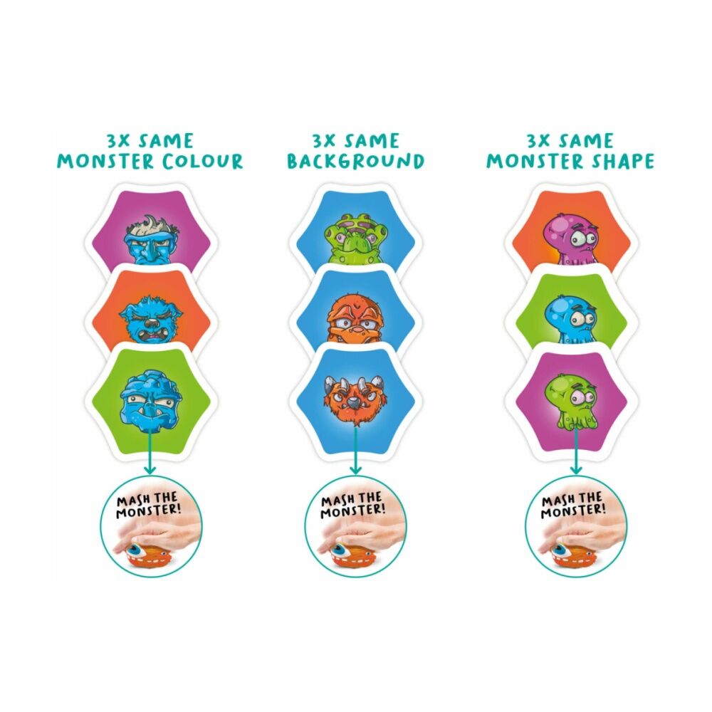 Flexiq Monster Mash Card Game 2-8 Players 20+ Mins Ages 6+ Reaction Speed