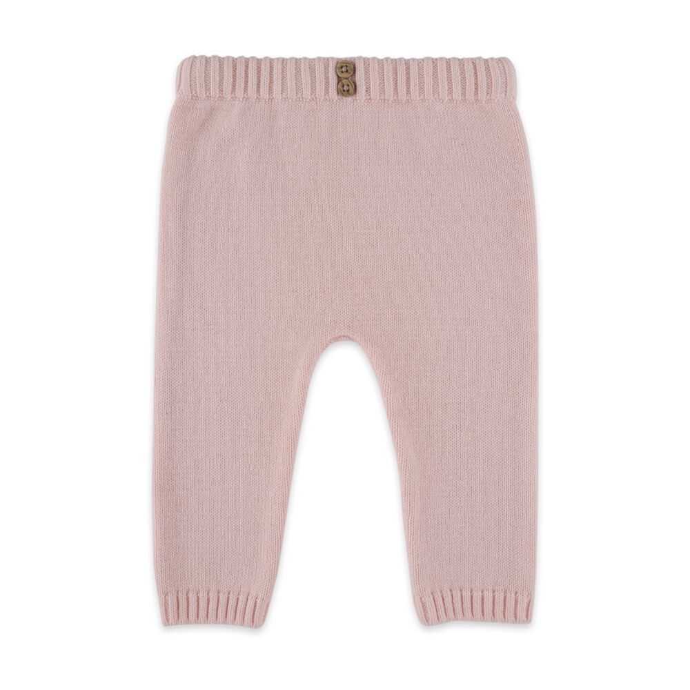 3pc The Peanutshell Baby Long Sleeve Bodysuits & Knitted Leggings Cotton Pk