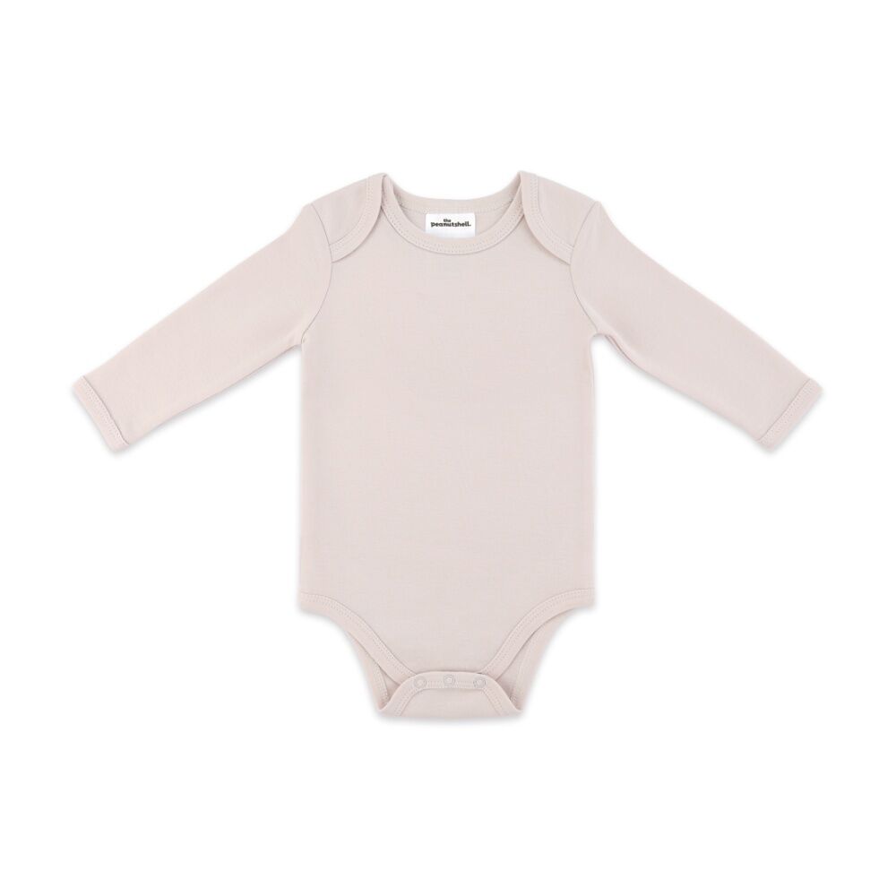 3pc The Peanutshell Baby Long Sleeve Bodysuits & Knitted Leggings Cotton Pk