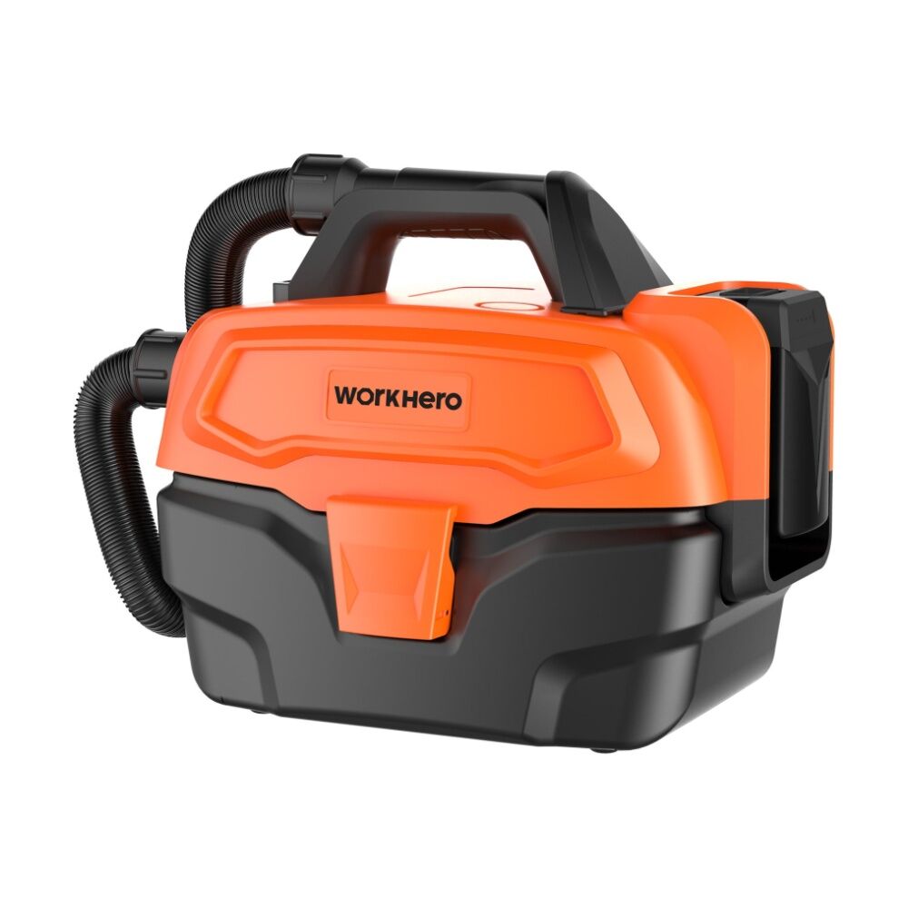 Work Hero Tradie Wet & Dry Portable Battery Vacuum W/ Blower Function
