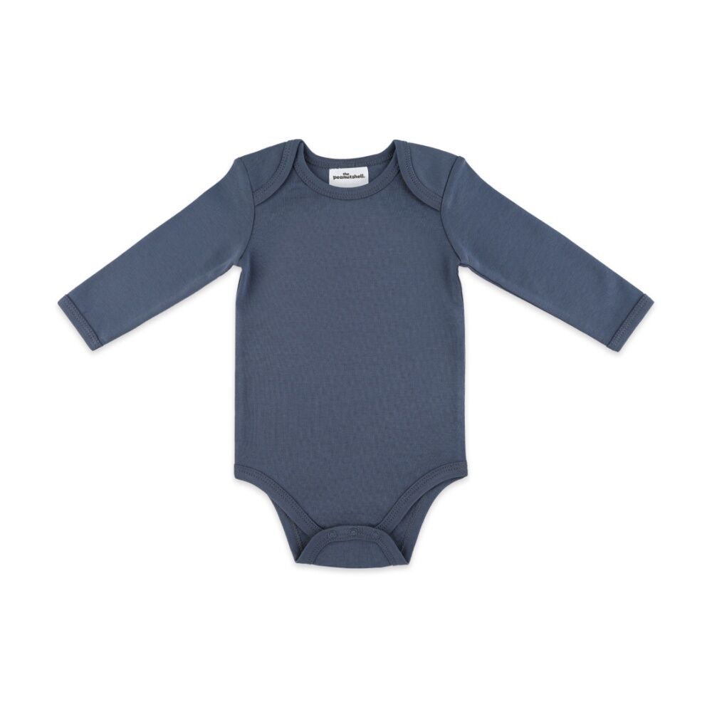 5pc The Peanutshell Baby Snap Front Long Sleeve Bodysuits Cotton Multicolour