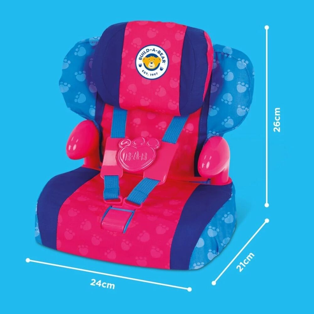 Casdon Furry Friend Car Booster Seat Accessory For Teddy Bear Toy 3y+