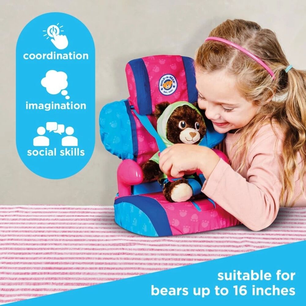 Casdon Furry Friend Car Booster Seat Accessory For Teddy Bear Toy 3y+