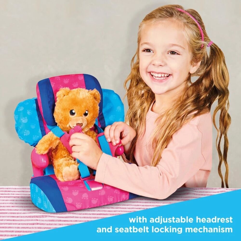 Casdon Furry Friend Car Booster Seat Accessory For Teddy Bear Toy 3y+