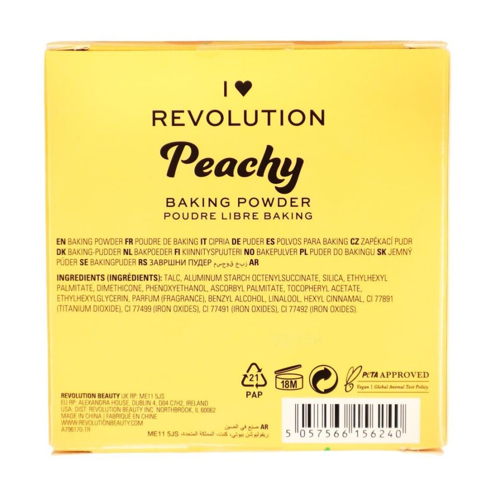 2PK Revolution Loose Baking Powder Peach Cosmetic Concealer 22g Make Up