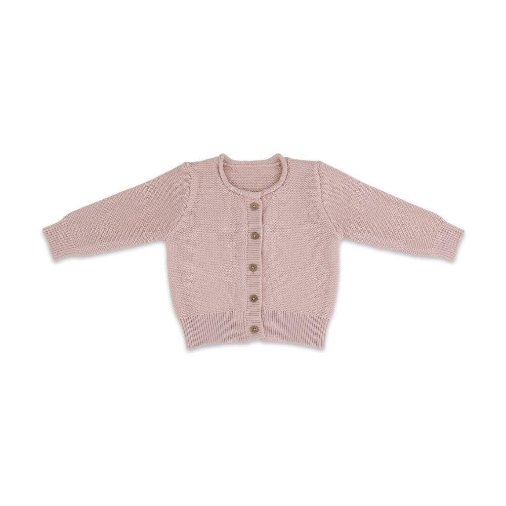 The Peanutshell Baby Knitted Button Cardigan Winter Warming Wear Pink