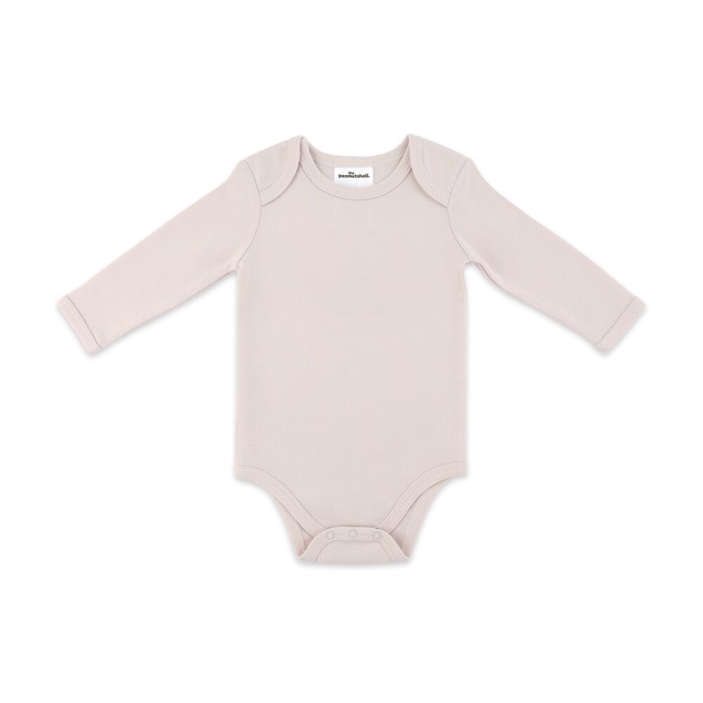 4pc The Peanutshell Baby Long Sleeve Bodysuits & Romper W/ Leggings Pink