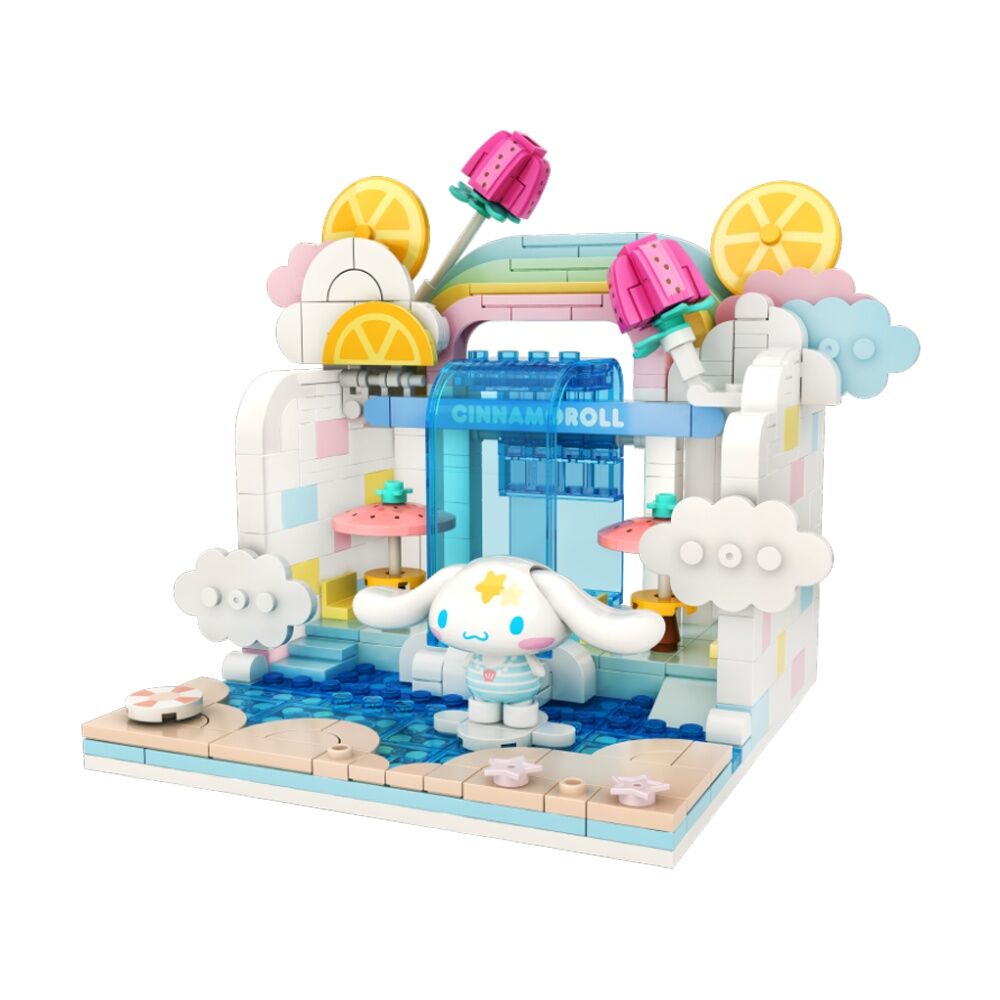 YuMe Blocks Summer Wunderland Cinnamoroll Wave Pool Cafe