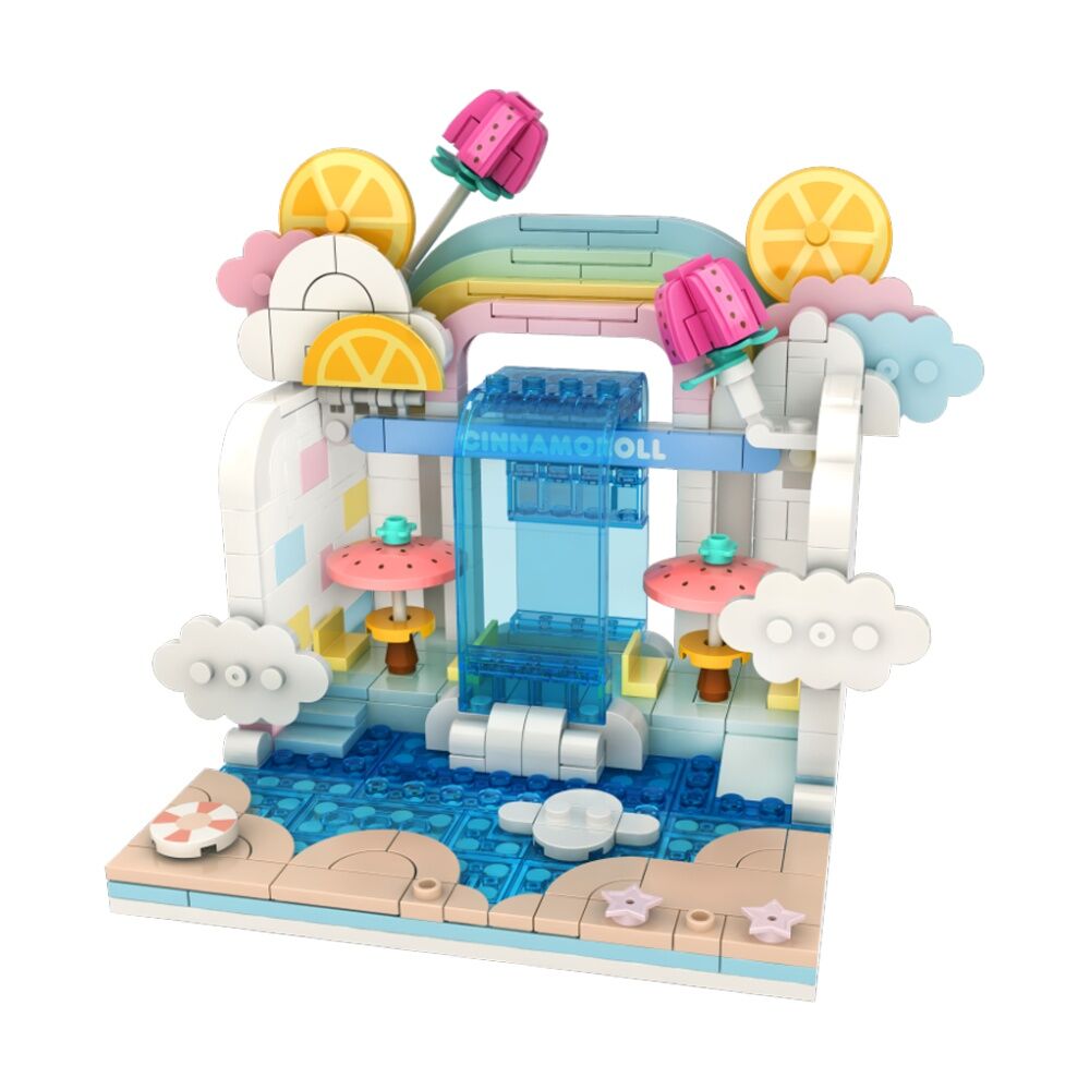 YuMe Blocks Summer Wunderland Cinnamoroll Wave Pool Cafe