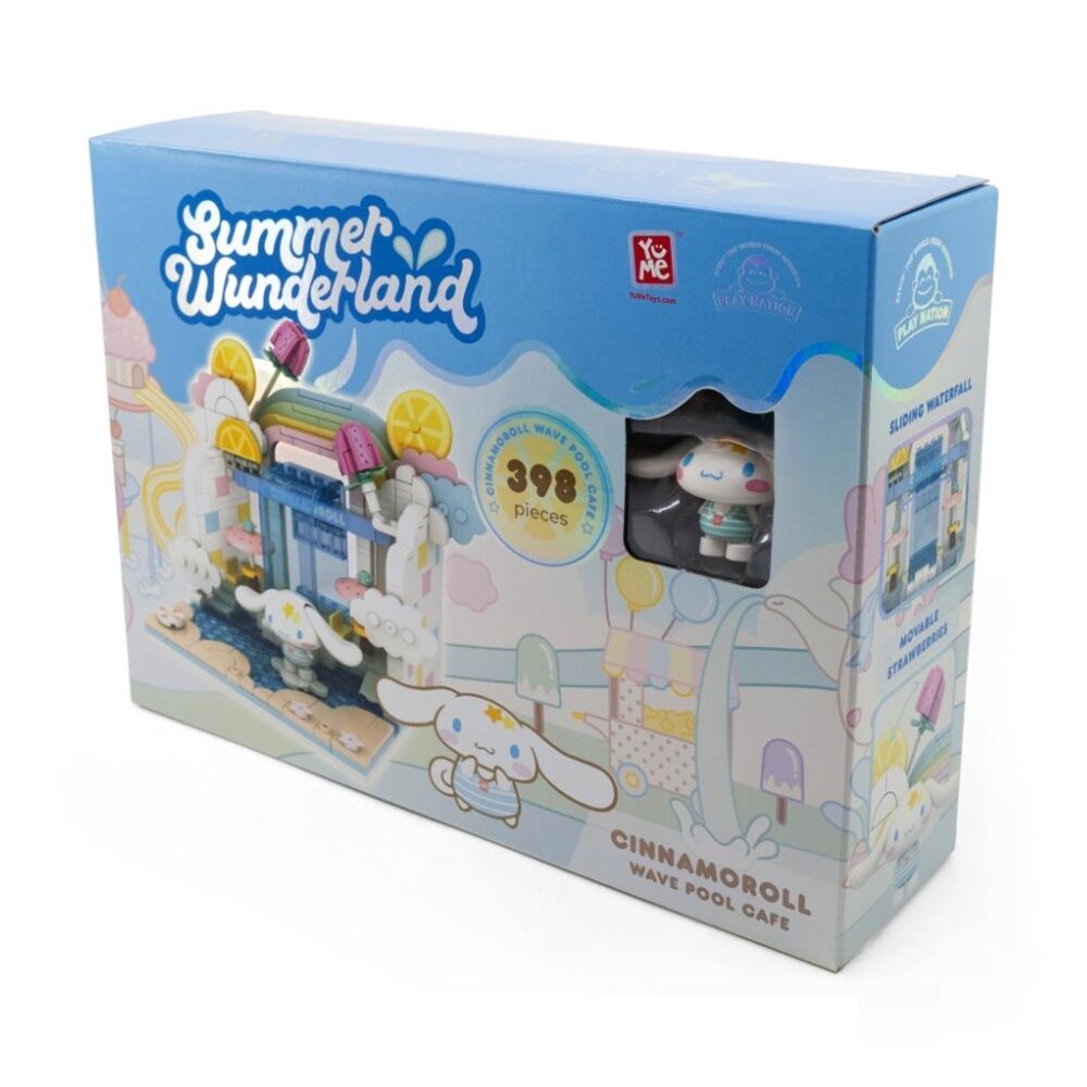 YuMe Blocks Summer Wunderland Cinnamoroll Wave Pool Cafe