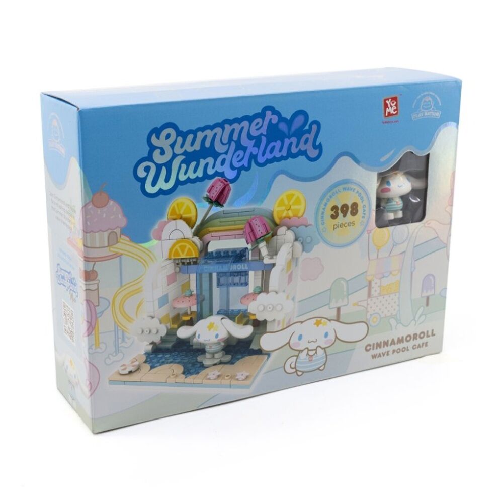 YuMe Blocks Summer Wunderland Cinnamoroll Wave Pool Cafe