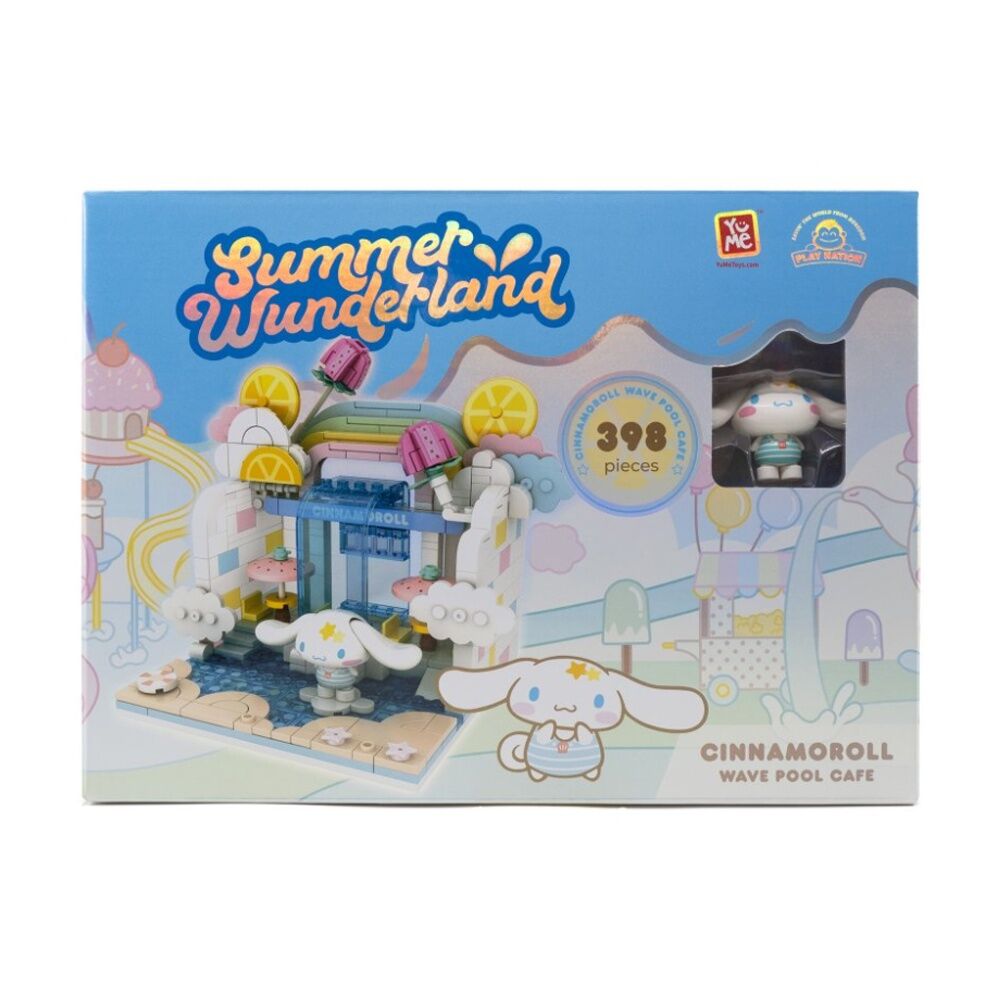 YuMe Blocks Summer Wunderland Cinnamoroll Wave Pool Cafe