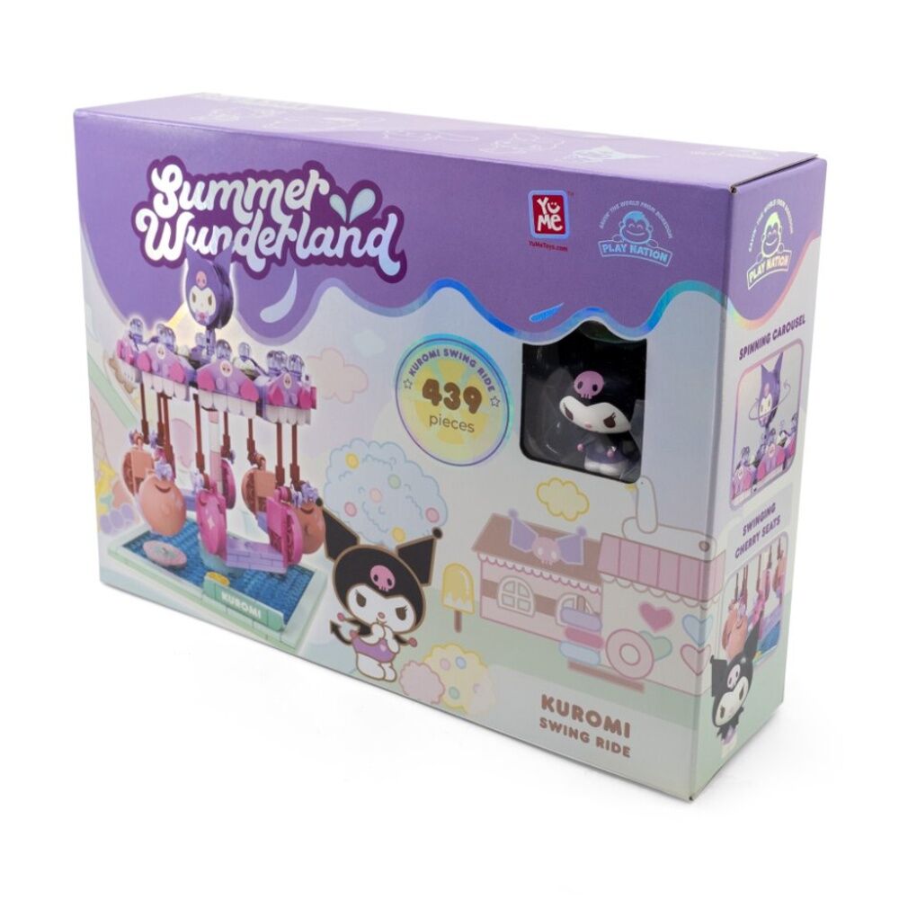 YuMe Blocks Summer Wunderland Kuromi Swing Ride