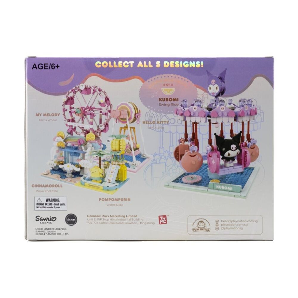 YuMe Blocks Summer Wunderland Kuromi Swing Ride