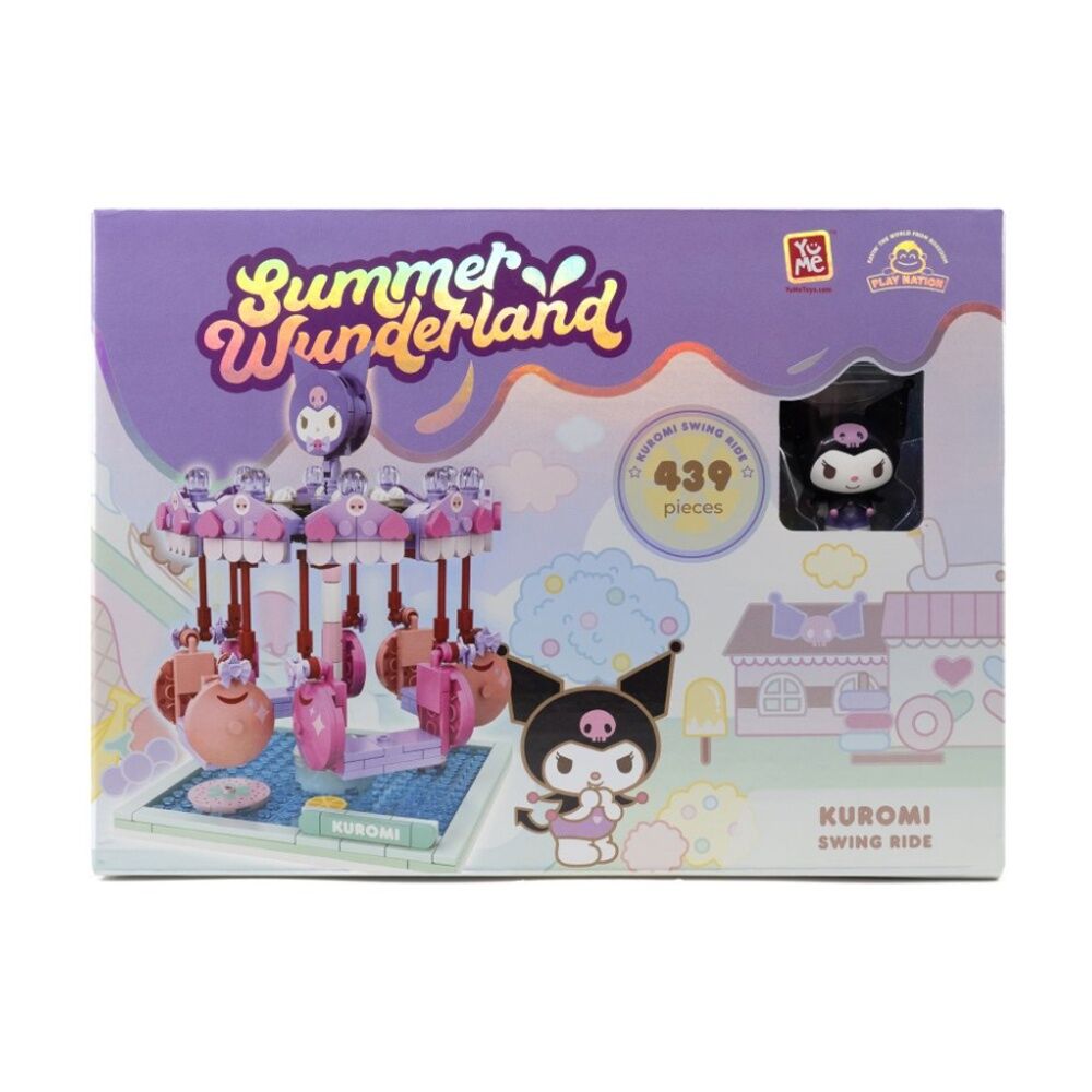 YuMe Blocks Summer Wunderland Kuromi Swing Ride