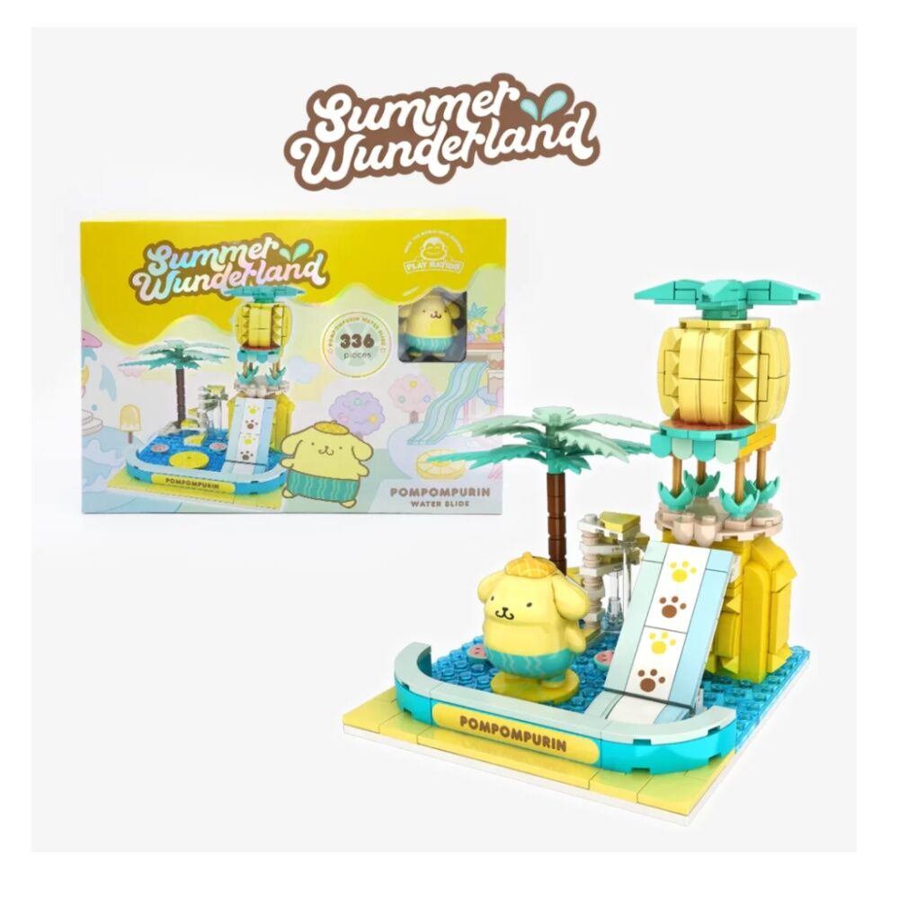 YuMe Blocks Summer Wunderland Pompompurin Water Slide