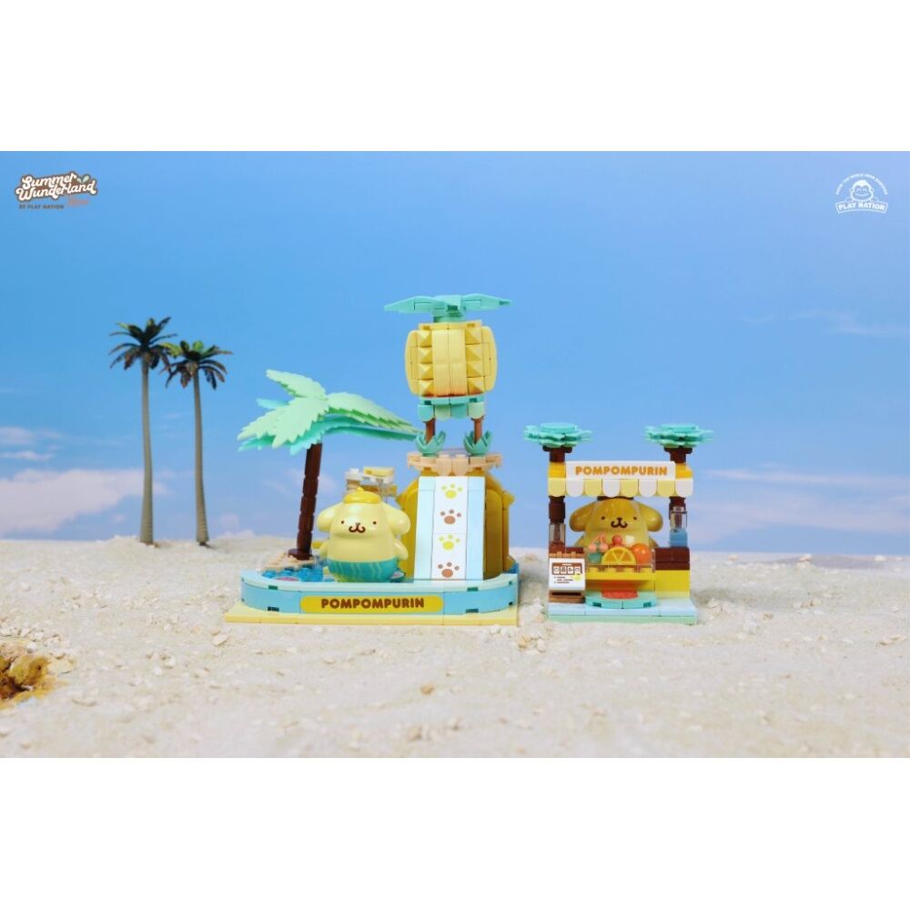 YuMe Blocks Summer Wunderland Pompompurin Water Slide