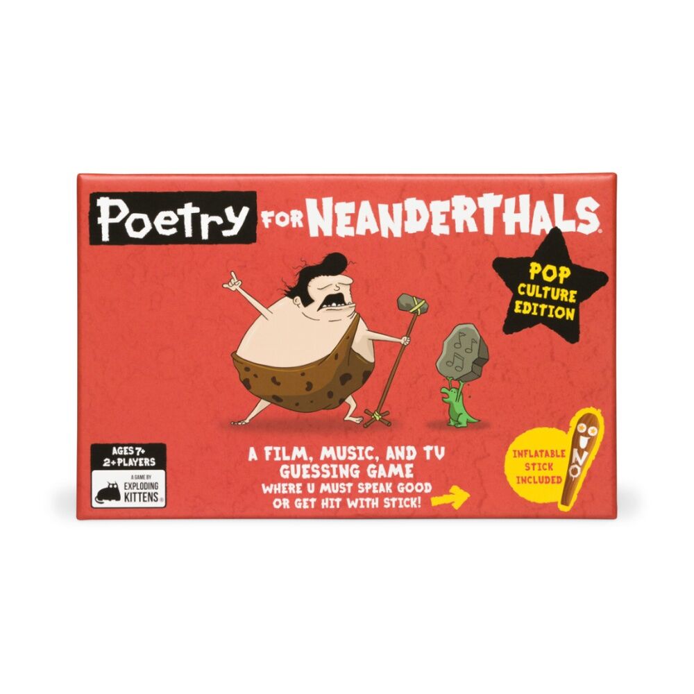 Exploding Kittens Poetry For Neanderthals Pop Culture 7y+